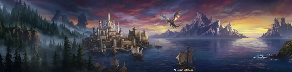 A panorama used as a theme for the world in which Jevlir is based.